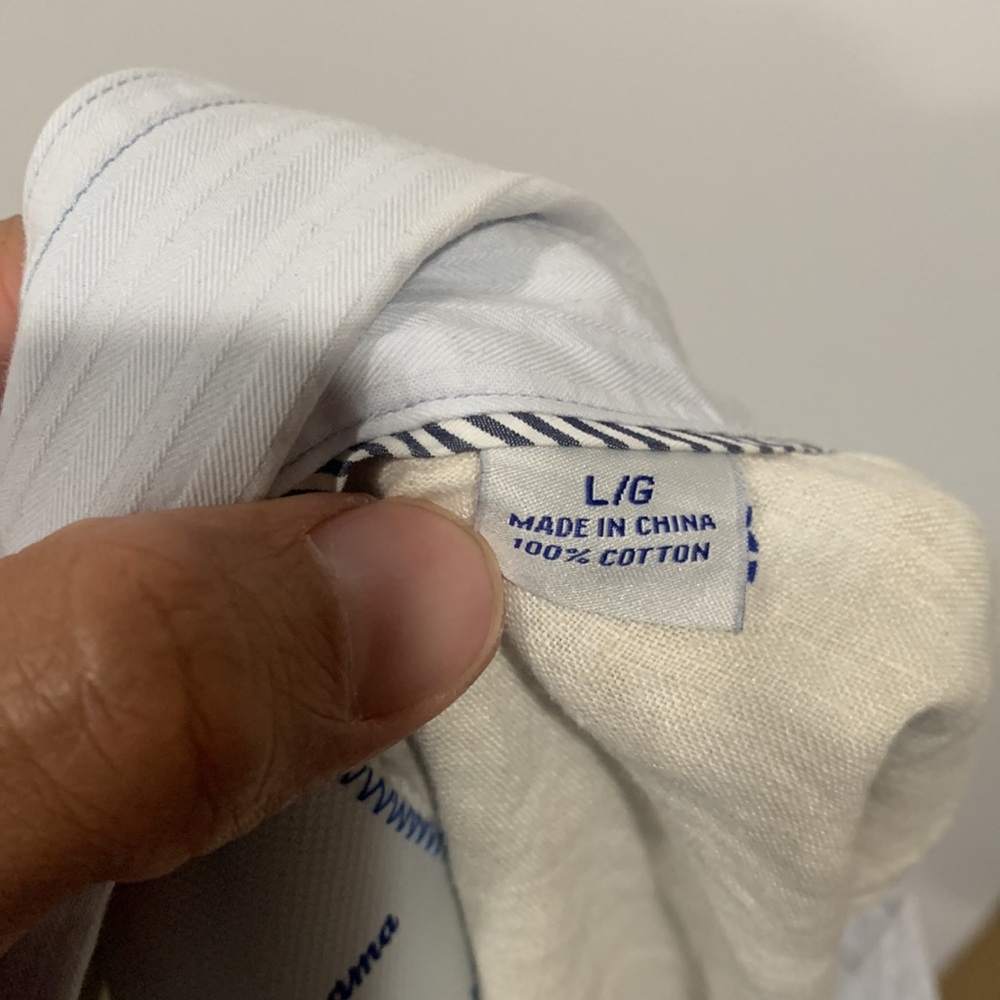 A3️⃣ Tommy Bahama Casual Button Down Shirt Lg - Picture 9 of 9